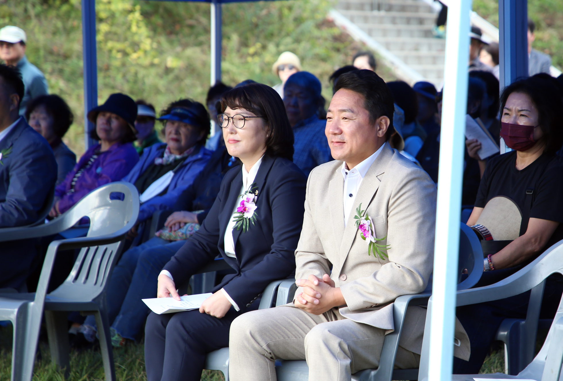 구미동 맨발 황톳길 개장식 - 1