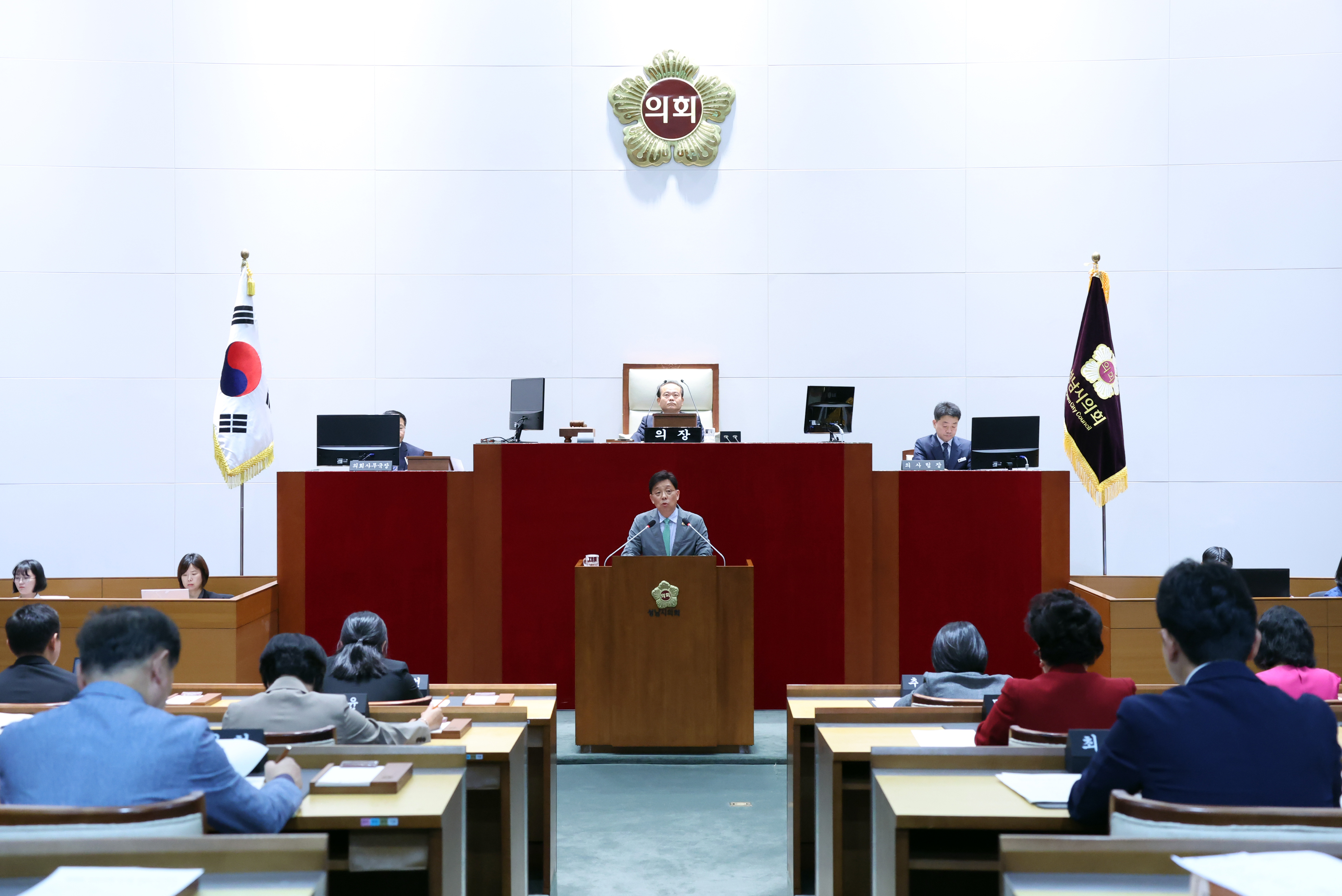 제296회 성남시의회 임시회 1차 본회의 - 2