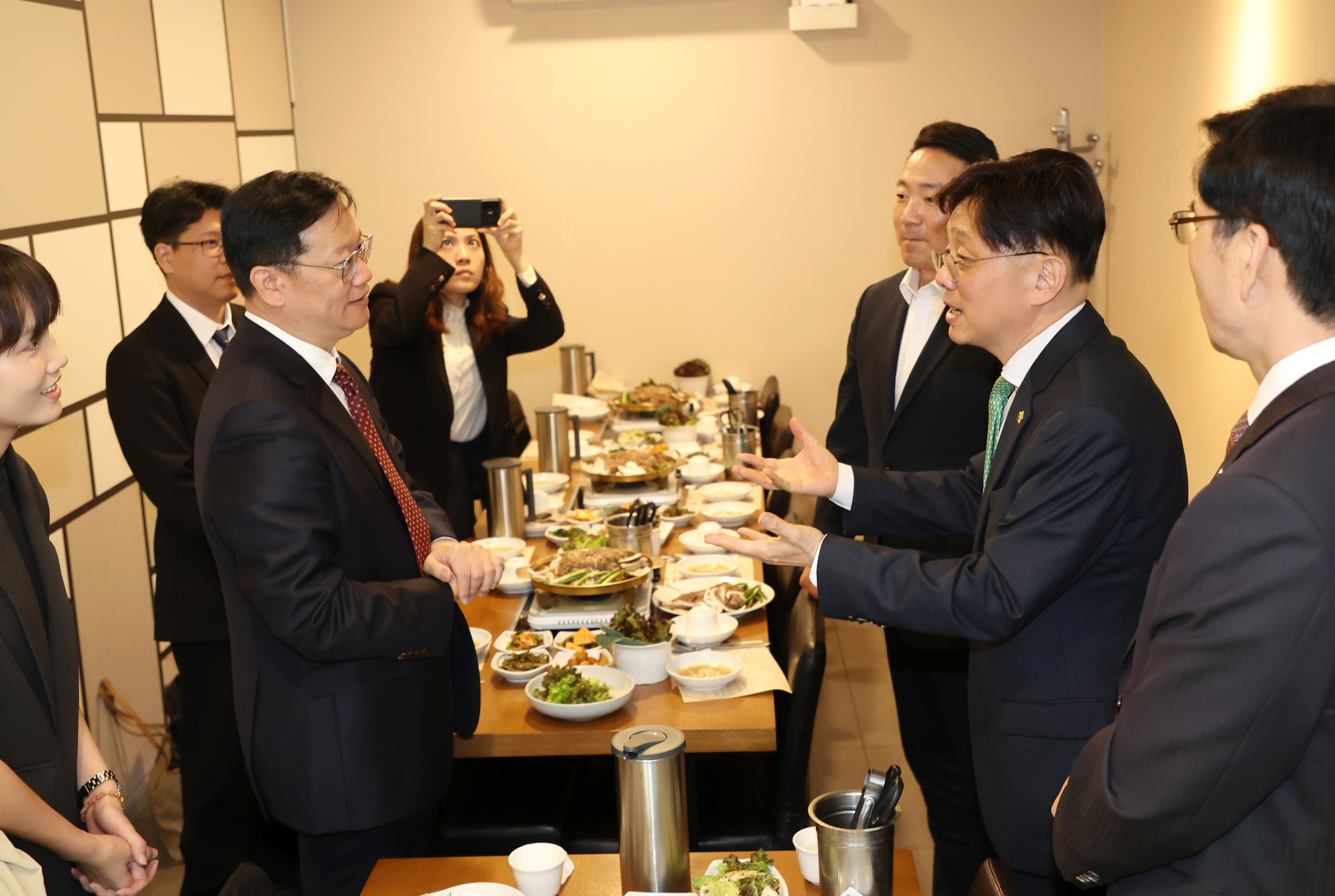 중국 불산시 방문단 오찬 - 6