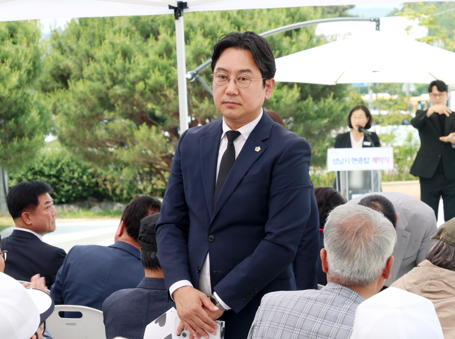 시청 현충탑 제막식 - 3