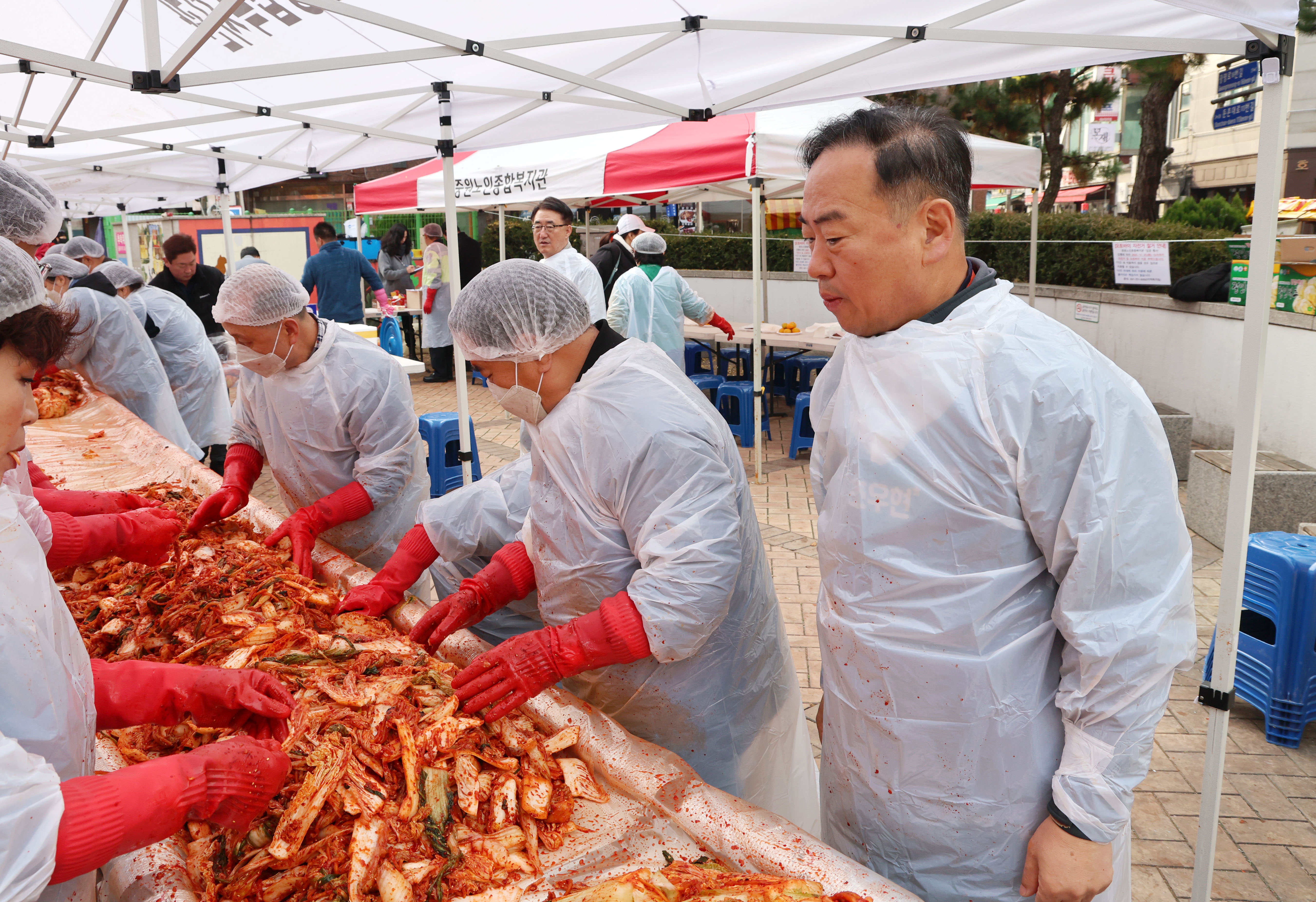 중원구단체장연합회 김장행사 - 7