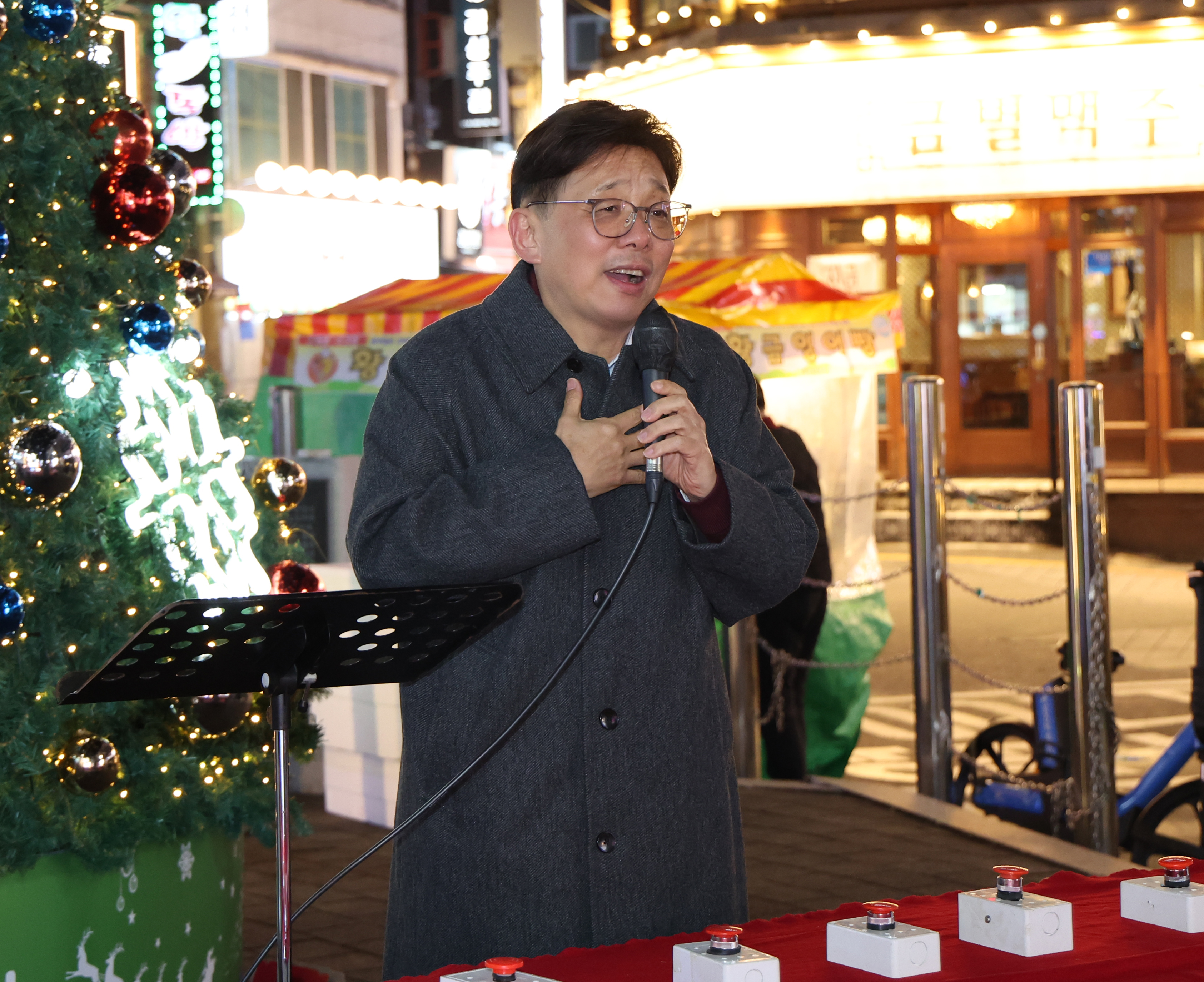 모란오거리 트리 점등식 - 5