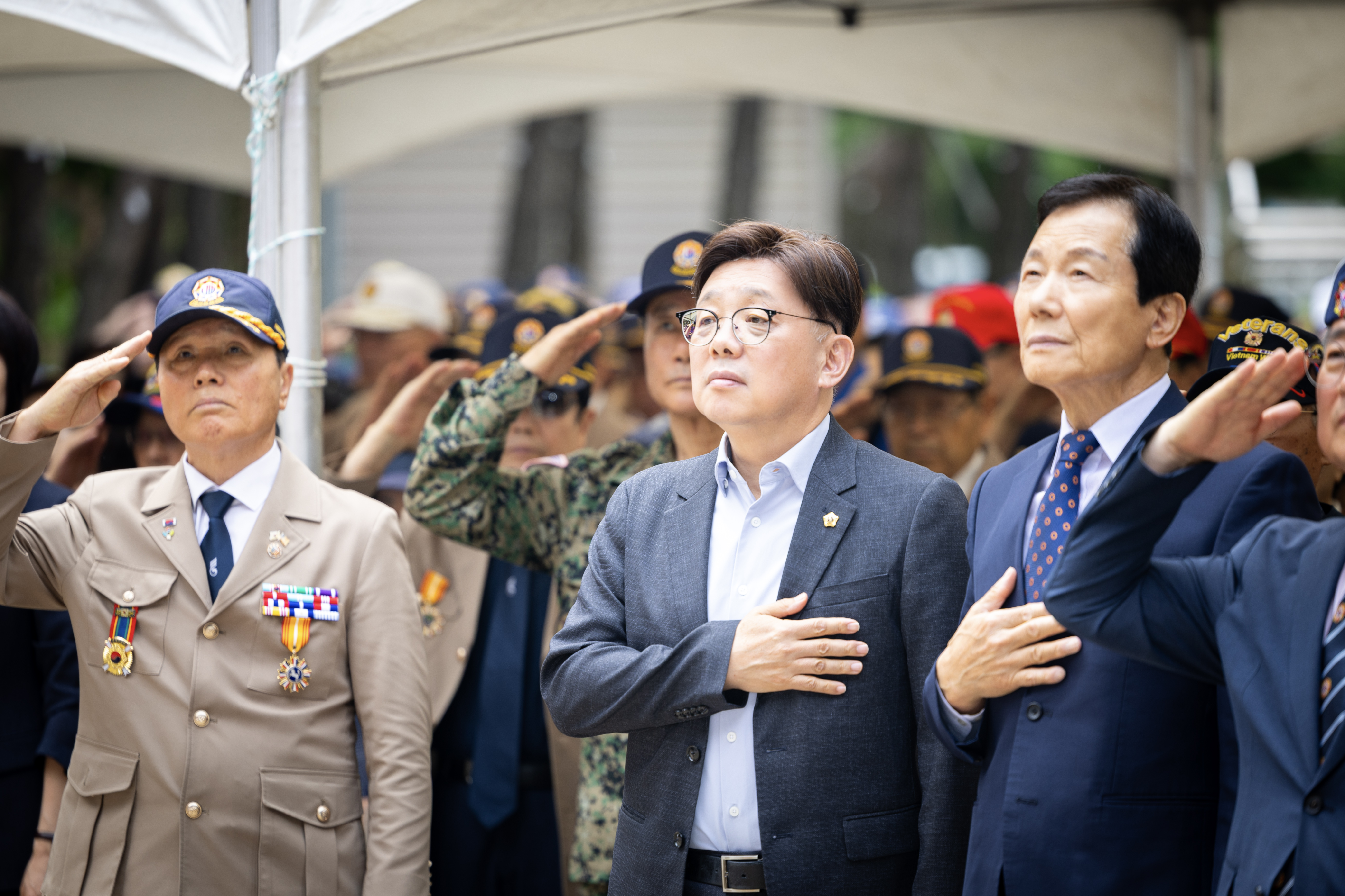 월남전참전기념탑 건립 28주년 기념 및 안보결의대회 - 4