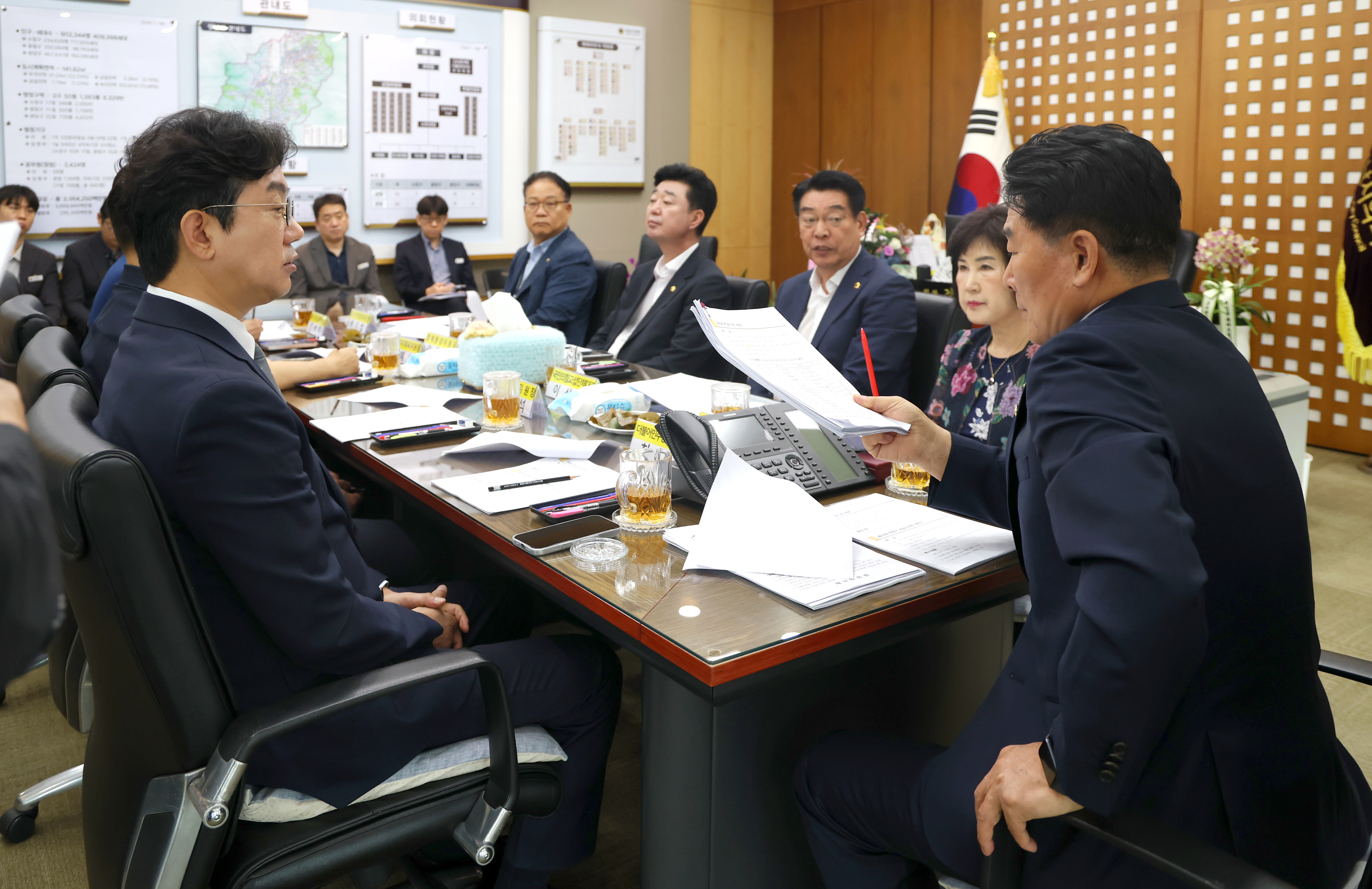 제10대 성남시의회 의장단 회의 - 6