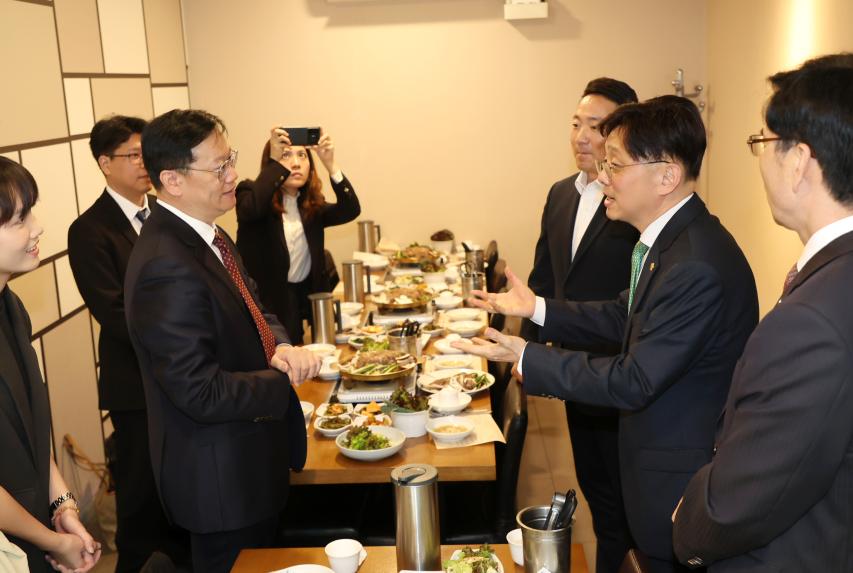 중국 불산시 방문단 오찬 - 4