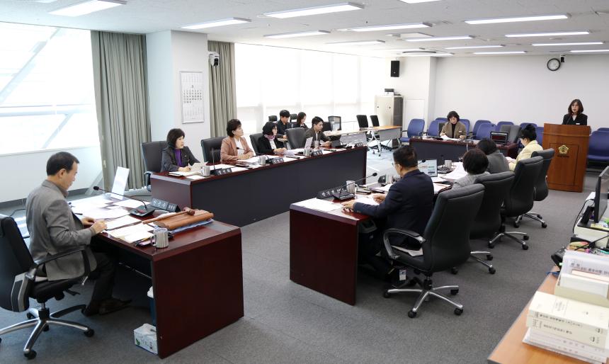 제309회 성남시의회 임시회 제1차 문화복지체육위원회