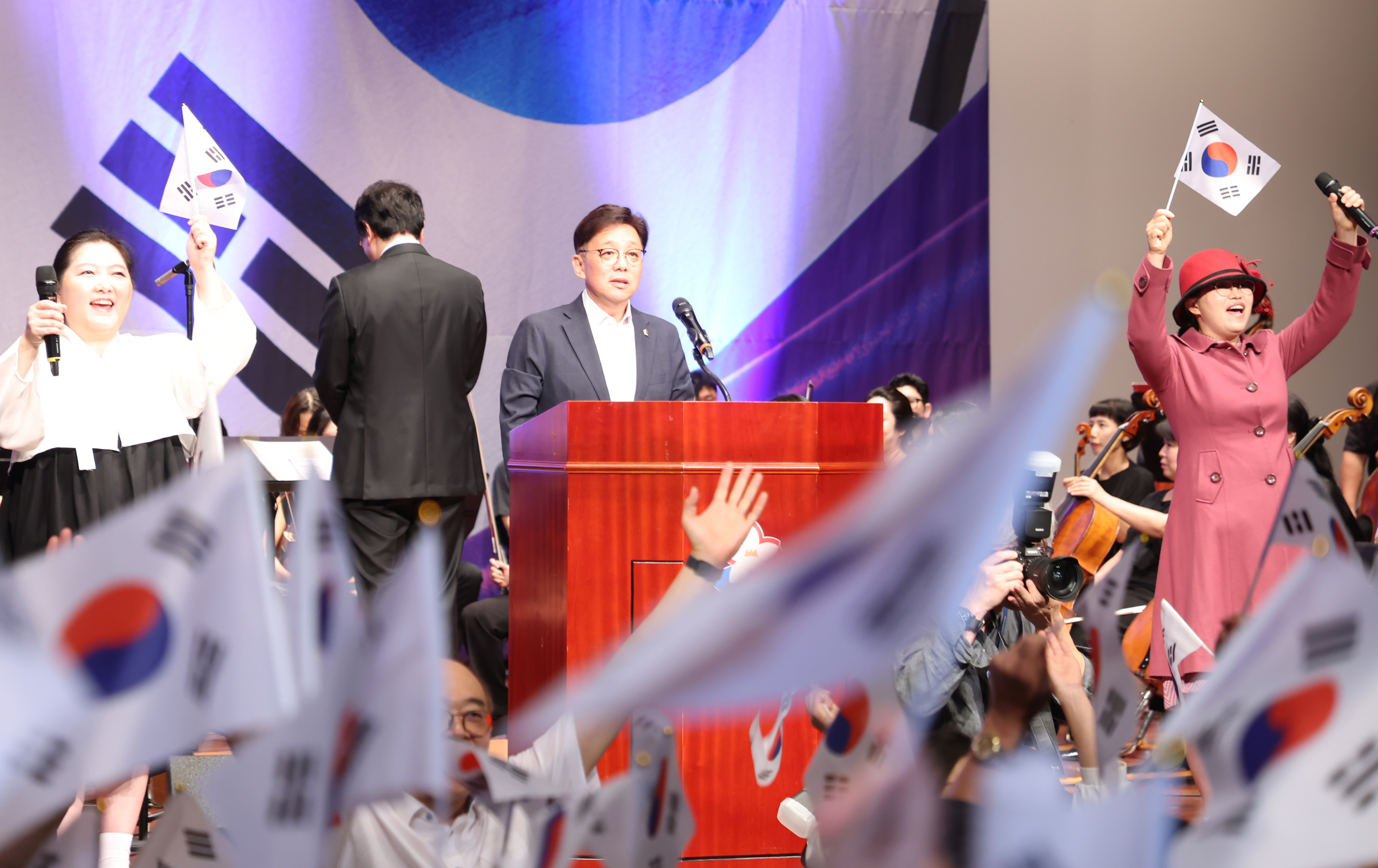 성남시의회, 제80주년 광복절 경축식 참석 - 2