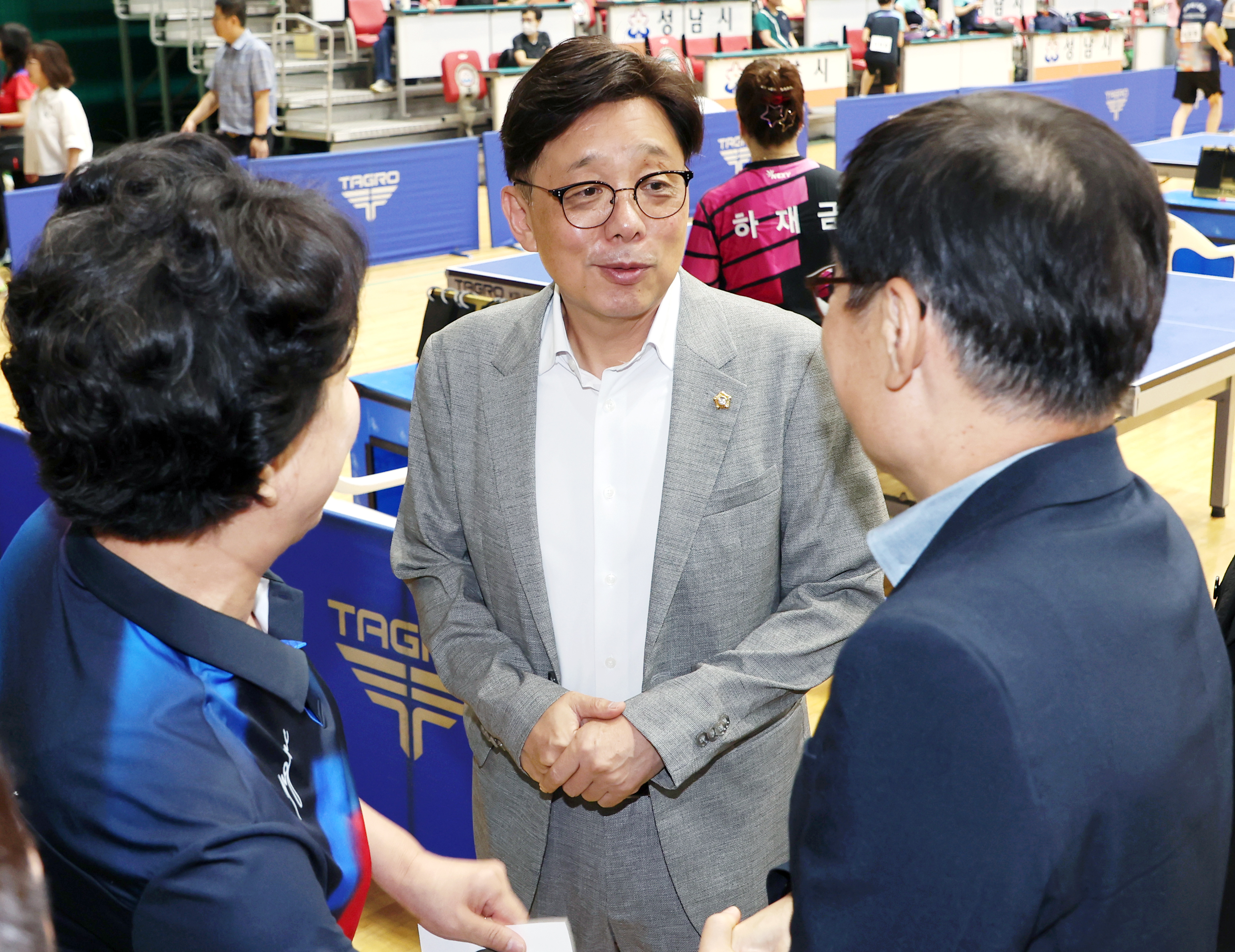 성남시의회, 제18회 중원구청장기 생활체육 탁구대회 참석 - 2