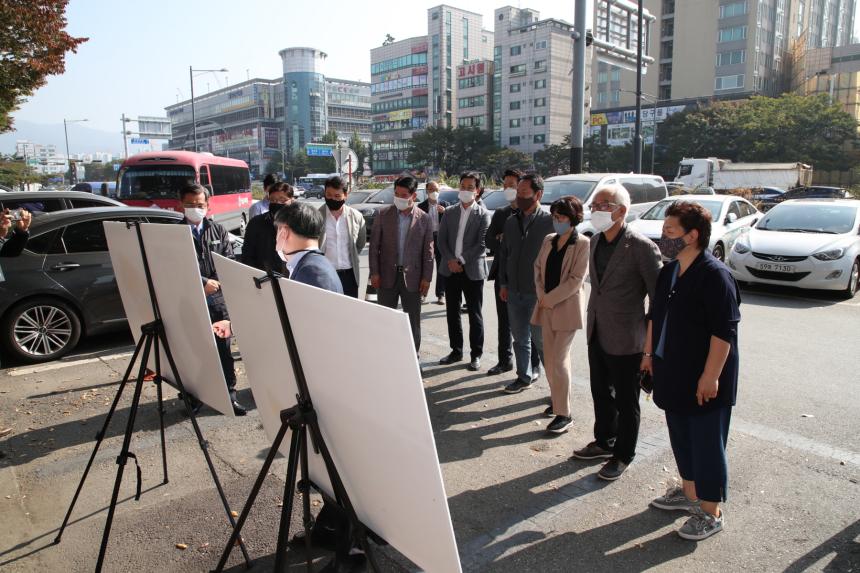 성남시의회 도시건설위원회 대형공사현장 민원점검 실시