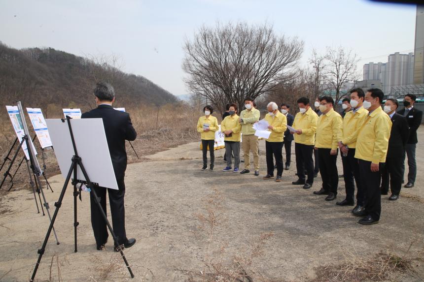 성남시의회 도시건설위원회 현장 보고회 - 성남 낙생 공공주택지구 신규 투자사업 보고회