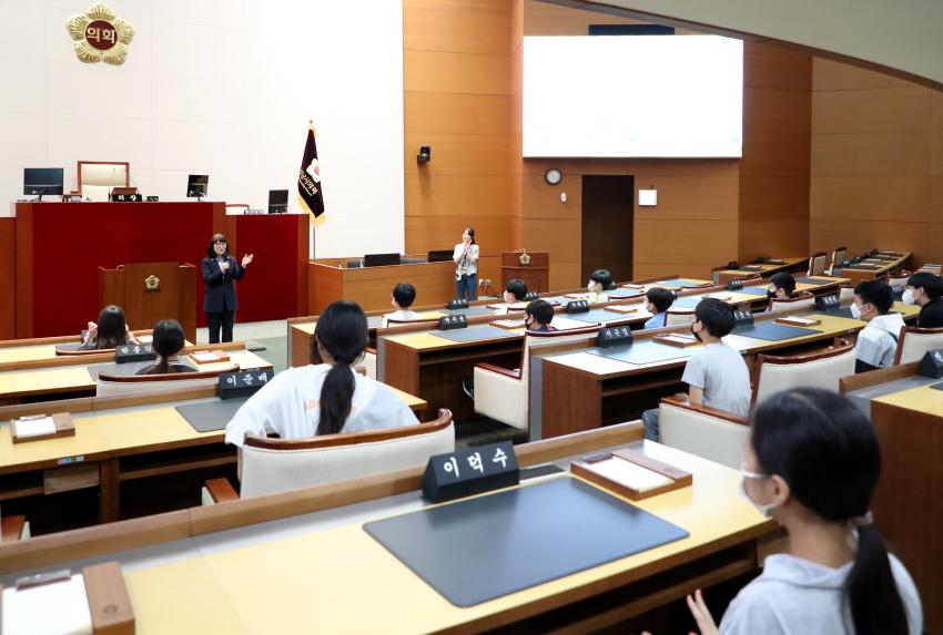 불곡초등학교 학생, 성남시의회 홍보관 견학