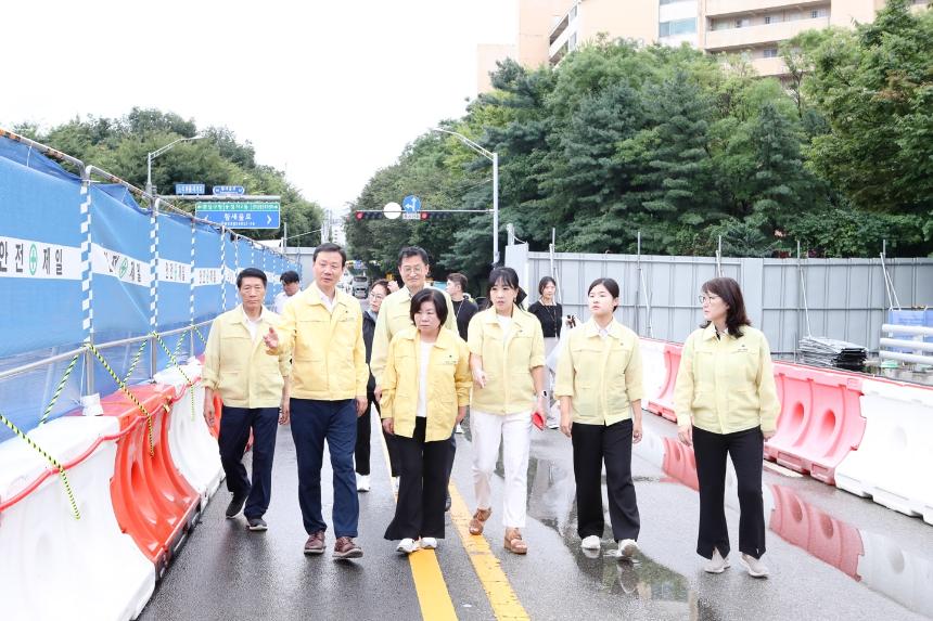 성남시의회, 정자교 붕괴사고 행정사무조사 특별위원회 현장 방문 실시