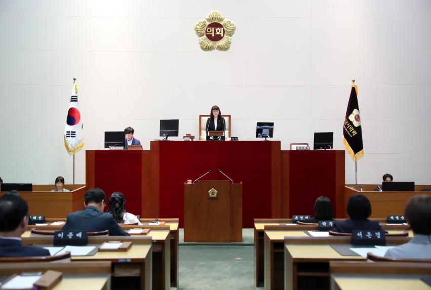 성남시의회, 제285회 임시회 개회 - 9월 11일부터 9일간 진행 -