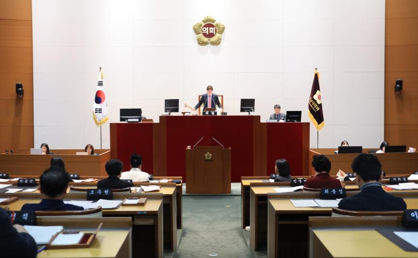 성남시의회, 제308회 임시회 폐회